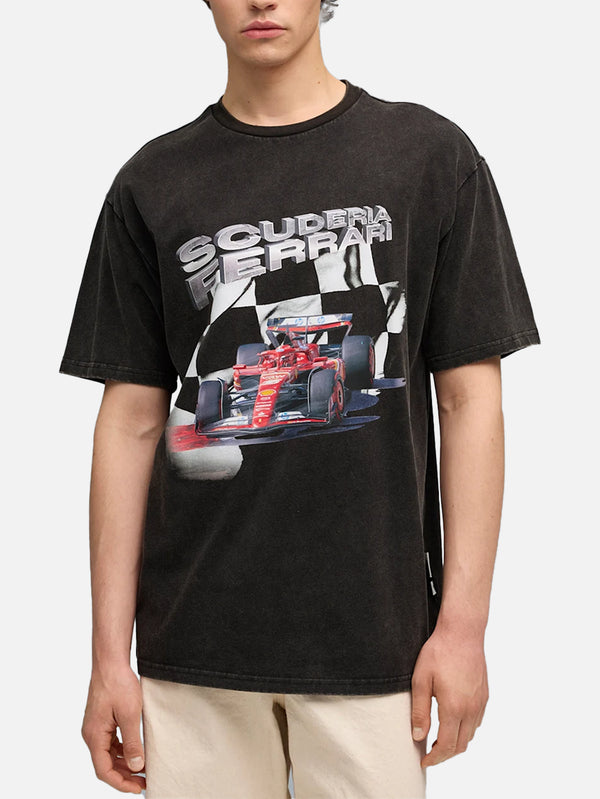 PUMA - T-SHIRT - Ferrari Sportswear Graphic Tee II - Black - shopi go'da!.