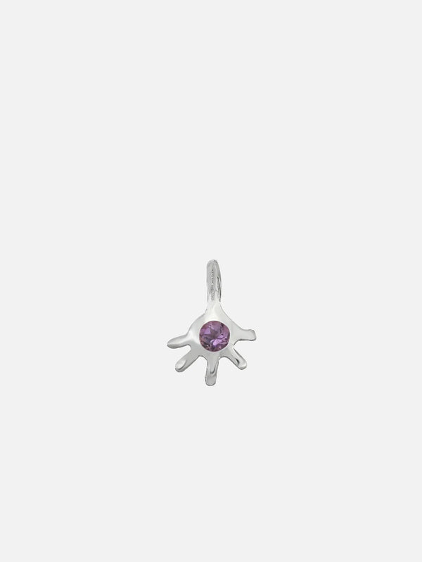 JEWELS FOR JOY Gerbe Pendant – Silver/Purple, ön görünüm