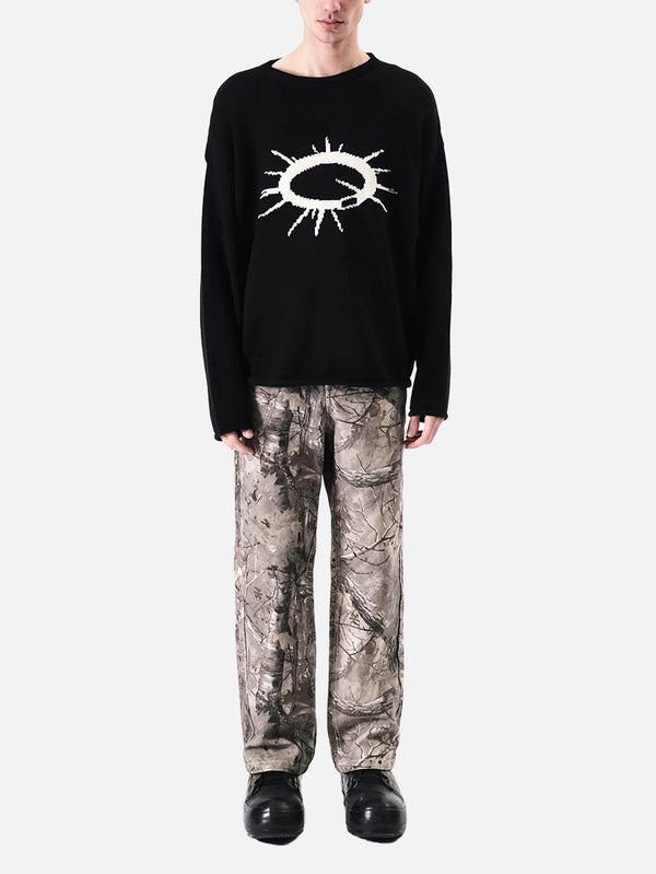QUITEOFTEN - SWEATSHIRT - Collar Knit - Black - shopi go'da!.
