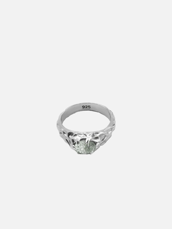 RAFTAF - YÜZÜK - Stone Ring - Silver - shopi go'da!.