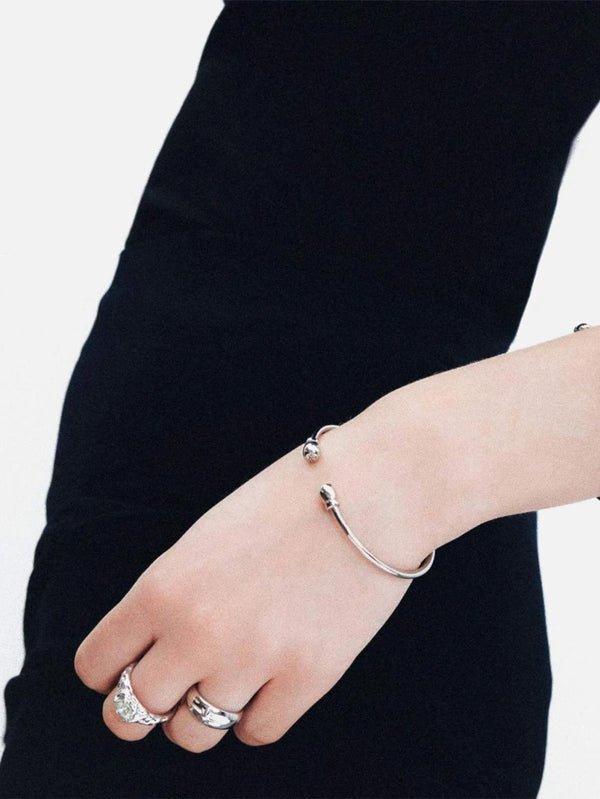 RAFTAF - YÜZÜK - Stone Ring - Silver - shopi go'da!.