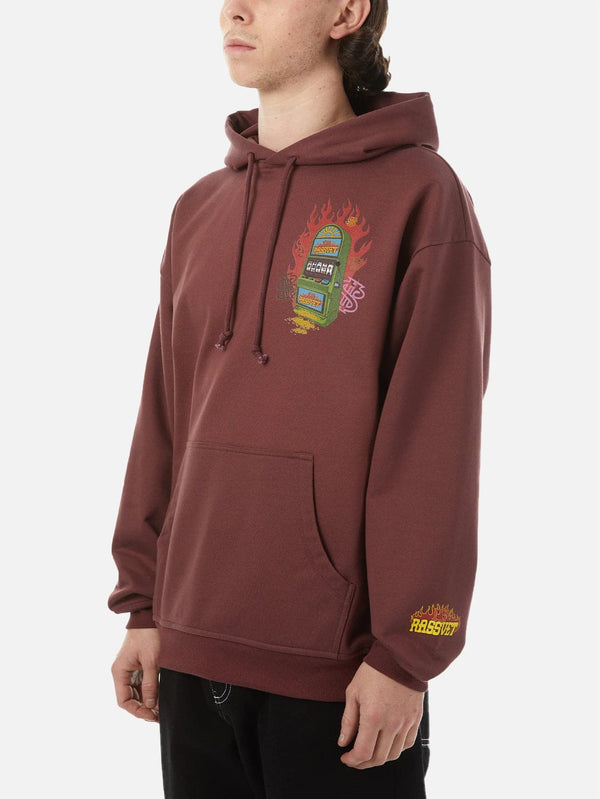 RASSVET - SWEATSHIRT - R13 Hoodie - Burgundy - shopi go'da!.