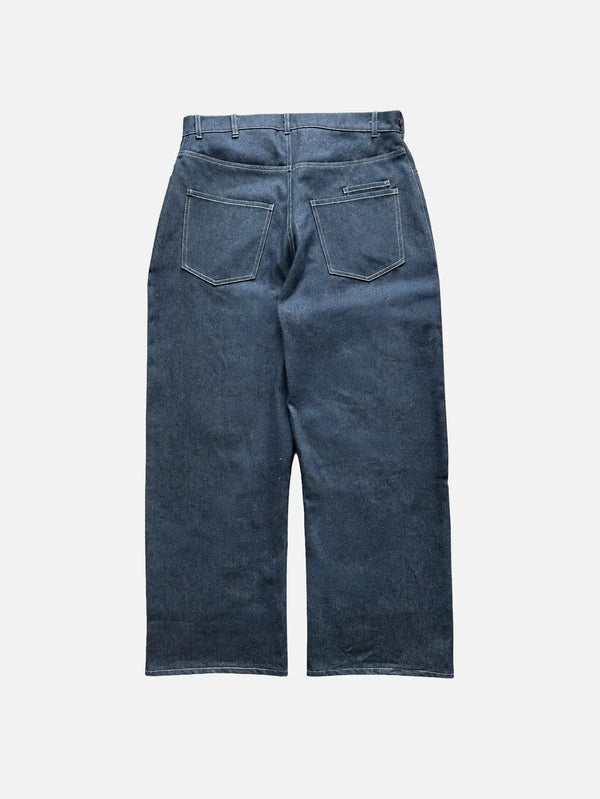SHOPI GO Takayama Raw Denim – Light Blue, arka görünüm