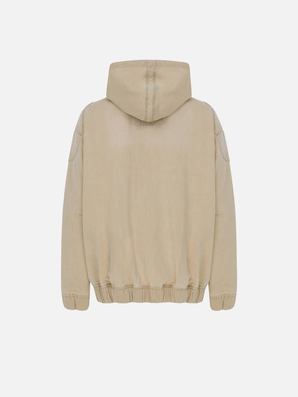 RE2MC - SWEATSHIRT - Kot Sweatshirt - Bej - shopi go'da!.