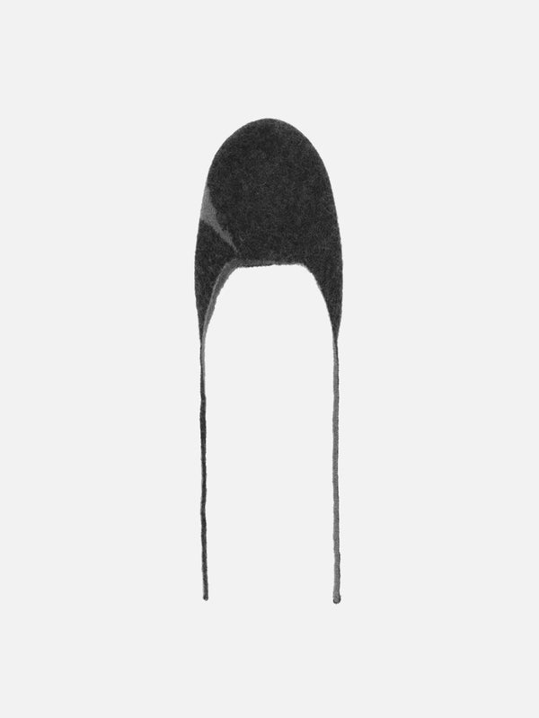ROA - BERE - Bonnet Mohair Beanie - Black - shopi go'da!.