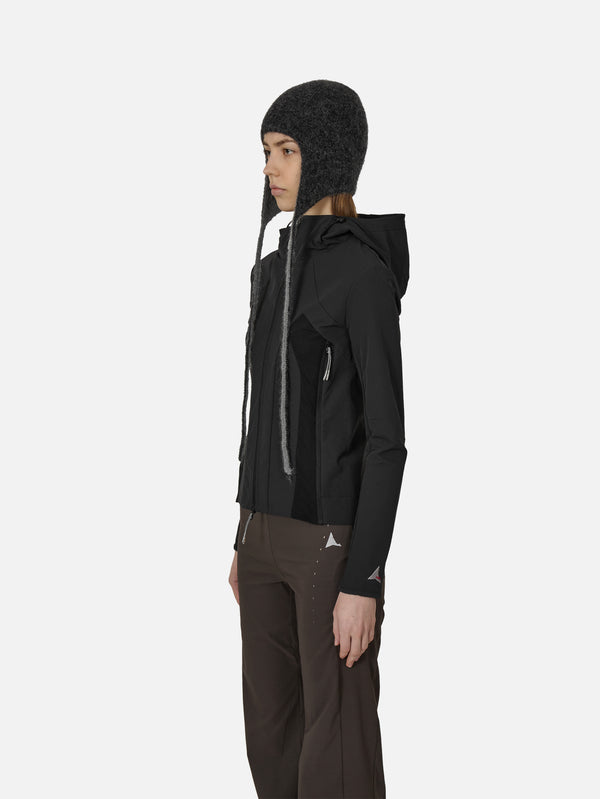 ROA - BERE - Bonnet Mohair Beanie - Black - shopi go'da!.