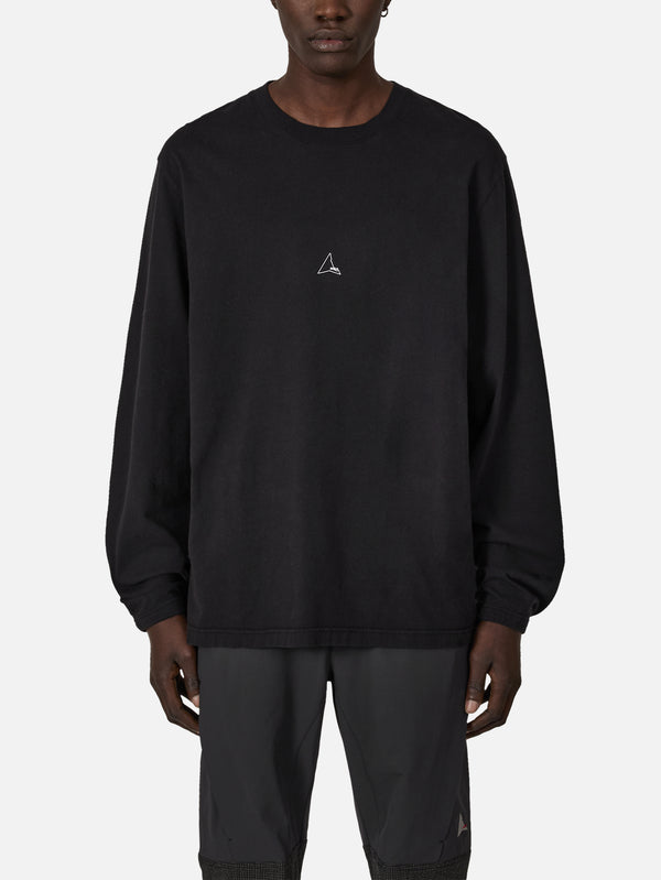 ROA - SWEATSHIRT - Logo Organic Long Sleeve - Black - shopi go'da!.