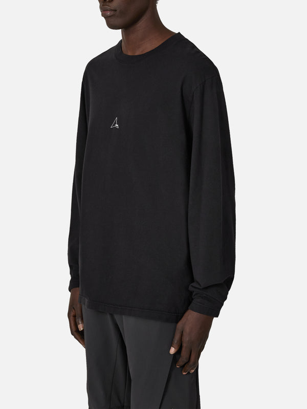 ROA - SWEATSHIRT - Logo Organic Long Sleeve - Black - shopi go'da!.