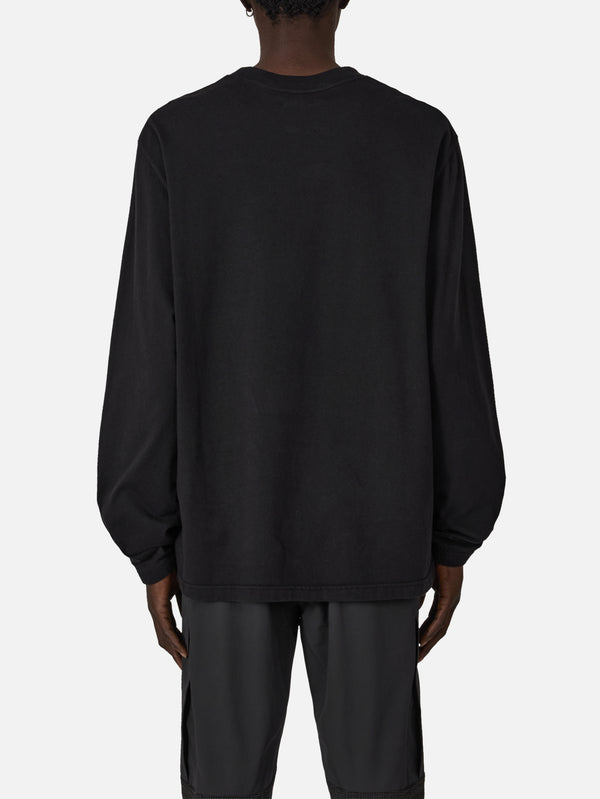 ROA - SWEATSHIRT - Logo Organic Long Sleeve - Black - shopi go'da!.