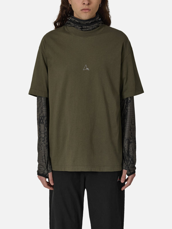 ROA - T-SHIRT - Logo Organic T Shirt - Olive - shopi go'da!.
