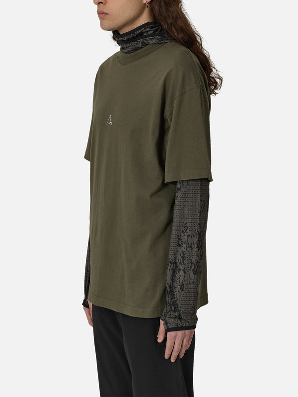 ROA - T-SHIRT - Logo Organic T Shirt - Olive - shopi go'da!.