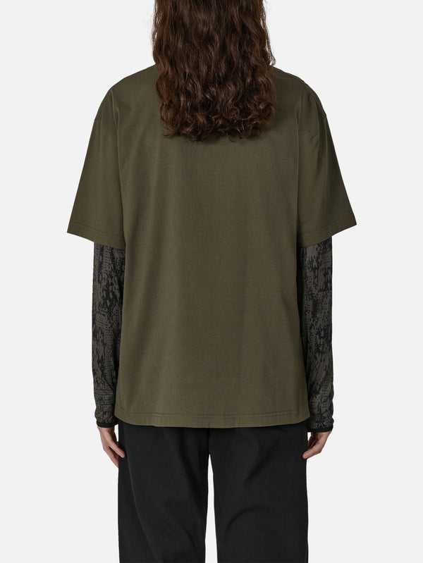 ROA - T-SHIRT - Logo Organic T Shirt - Olive - shopi go'da!.