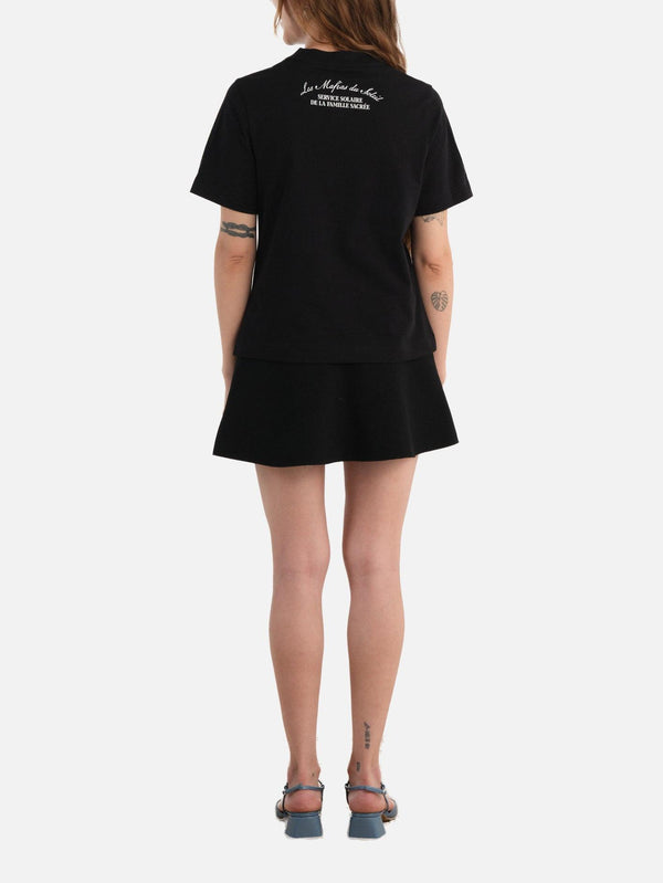 SACRE - T-SHIRT - Sacre Regular Tee - Black - shopi go'da!.
