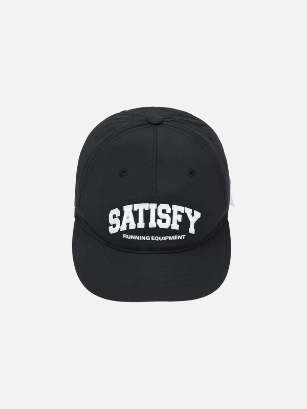SATISFY - ŞAPKA - FliteSilk 5 Panel Pinch Cap - Black - shopi go'da!.