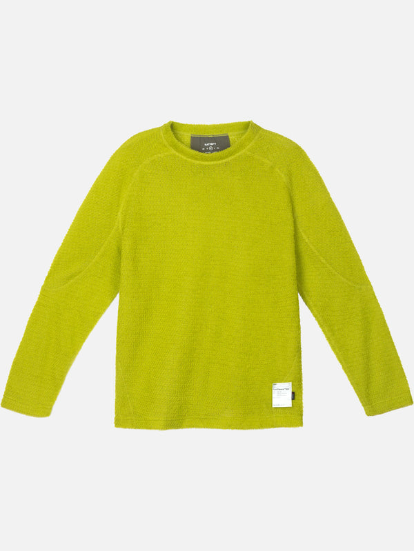 SATISFY - T-SHIRT - FuzzFleece AD Long Tee - Grenoble Green - shopi go'da!.