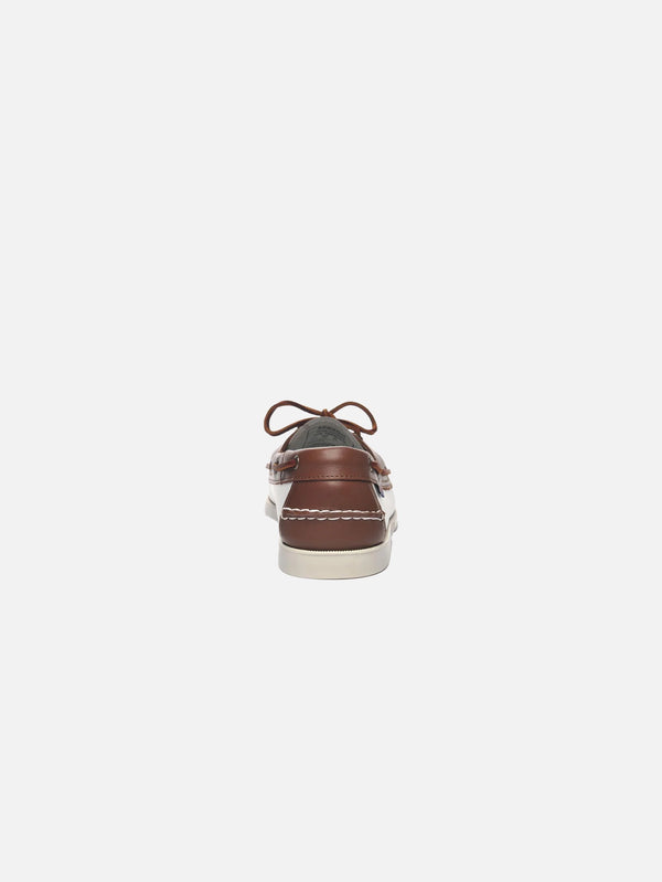 SEBAGO - AYAKKABI - Docksıdes Portland - White/Brown - shopi go'da!.