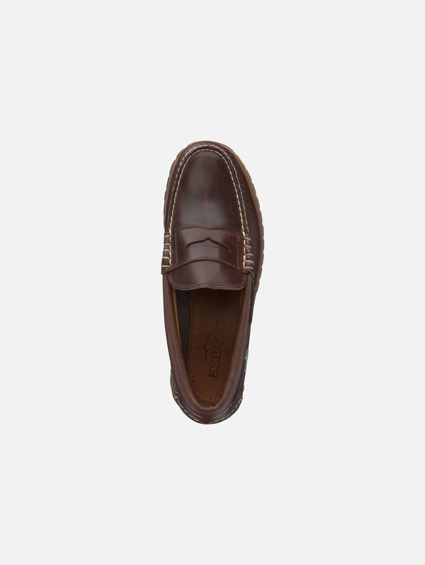 SEBAGO - AYAKKABI - Acadia Mocassin - Dark Brown - shopi go'da!.