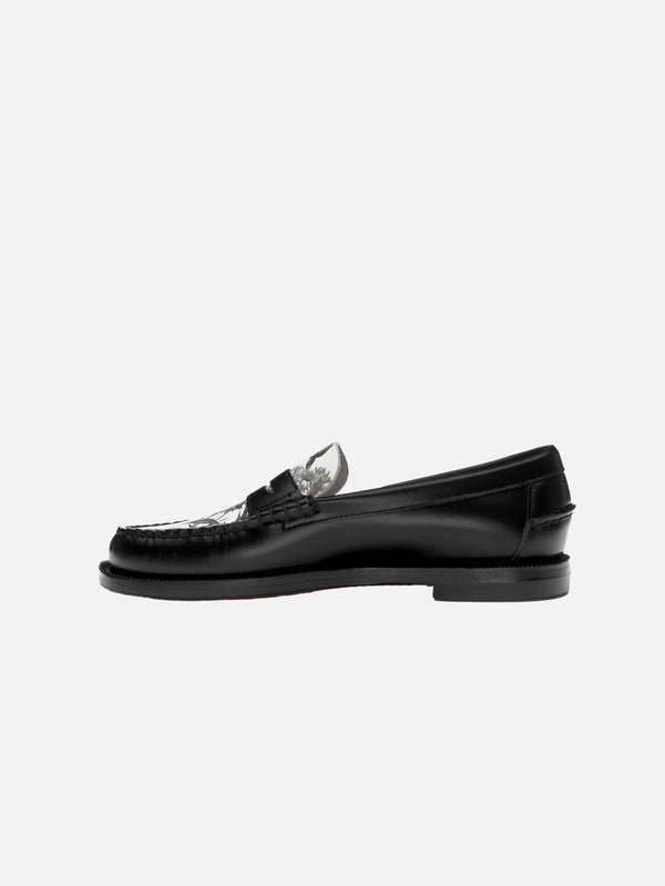 SEBAGO - AYAKKABI - Dan Botanic W - Black/White - shopi go'da!.