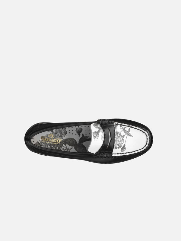 SEBAGO - AYAKKABI - Dan Botanic W - Black/White - shopi go'da!.