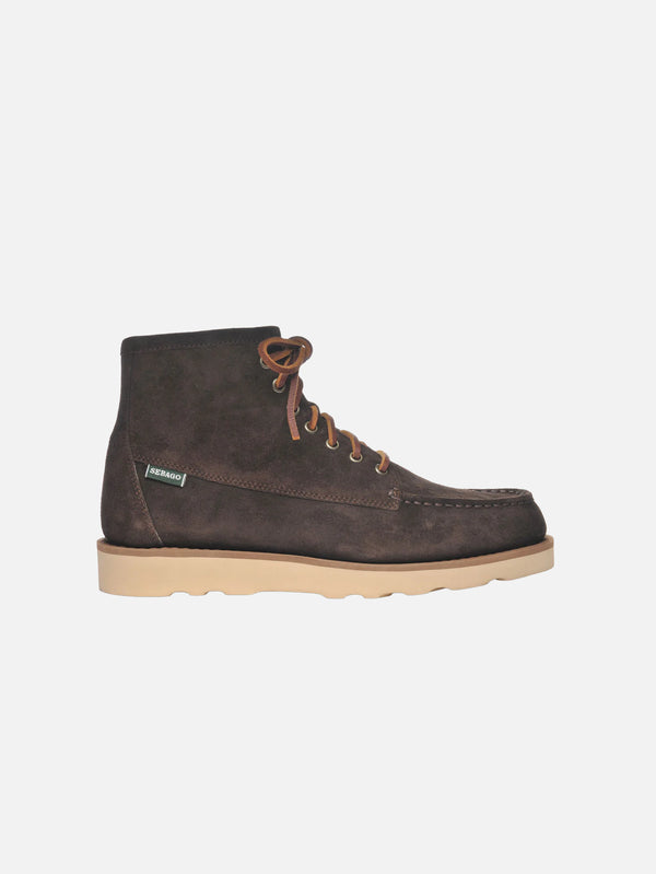 SEBAGO - BOT - Tala Mid Suede - Dark Brown - shopi go'da!.