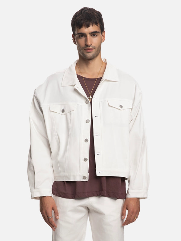 SHOPI GO - CEKET - Kaito Cropped Ceket - Beyaz - shopi go'da!.