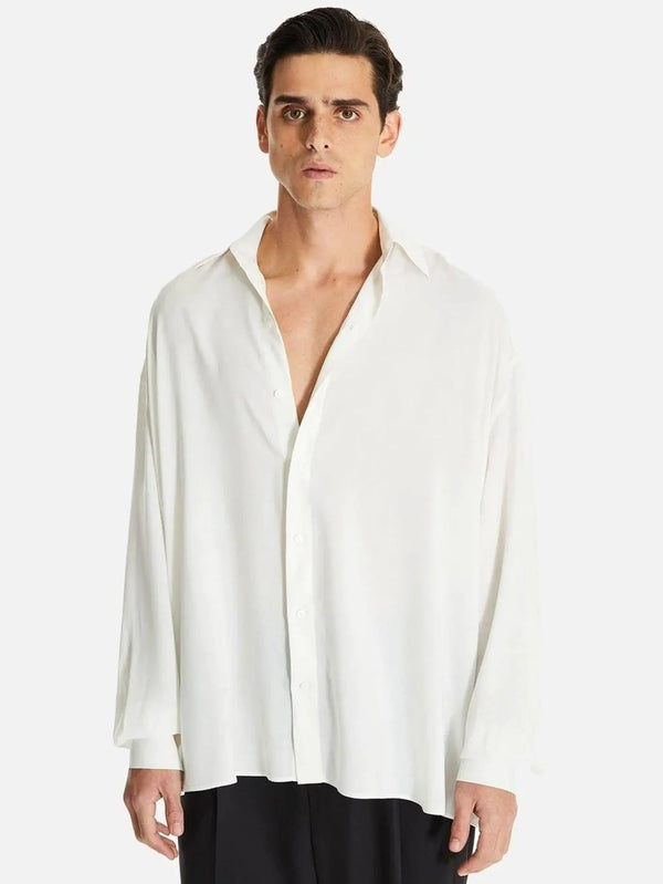 SHOPI GO Haru Oversize Gömlek - Beyaz - Shirts GÖMLEK