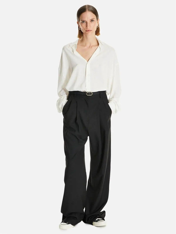 SHOPI GO Haru Oversize Gömlek - Beyaz - Shirts GÖMLEK