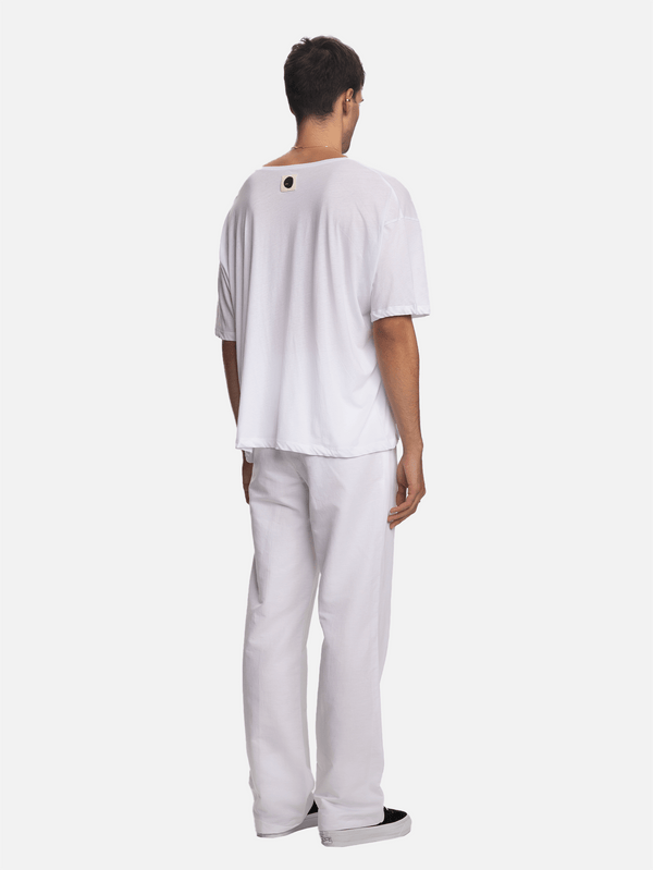SHOPI GO - PANTOLON - Ichiro Pilisiz Pantolon - Beyaz - shopi go'da!.