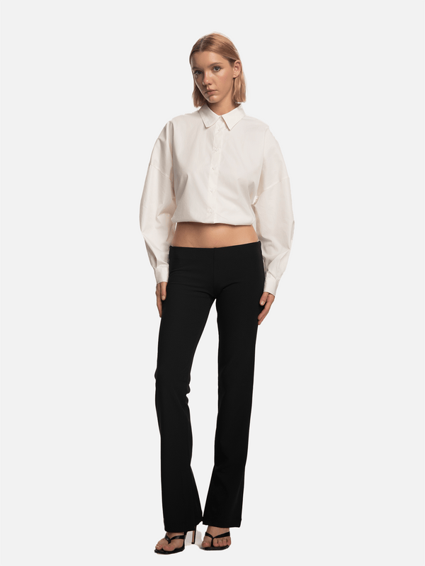 SHOPI GO - PANTOLON - Keiko Düşük Bel Pantolon - Siyah - shopi go'da!.