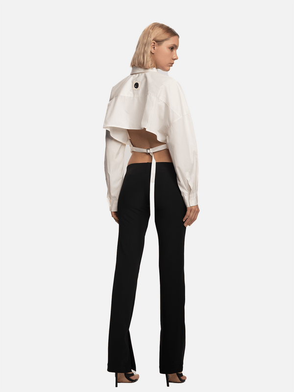 SHOPI GO - PANTOLON - Keiko Düşük Bel Pantolon - Siyah - shopi go'da!.