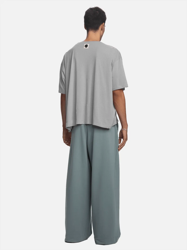 SHOPI GO Omata T-Shirt - Gri Melanj - T-Shirts T-SHIRT