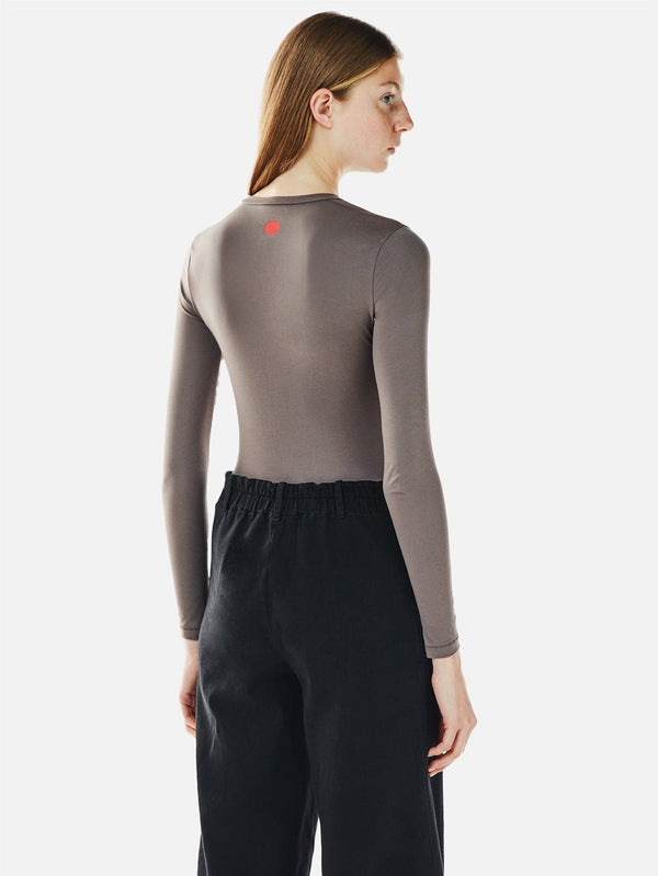 SHOPI GO, Uzun Kollu Bisiklet Yaka T-shirt - Iron, T-SHIRT, shopi go'da!