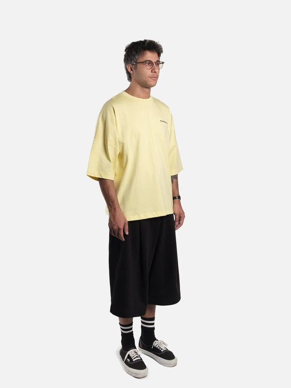 SHOPI GO Hikari Oversize T-Shirt - Sarı - T-Shirts T-SHIRT