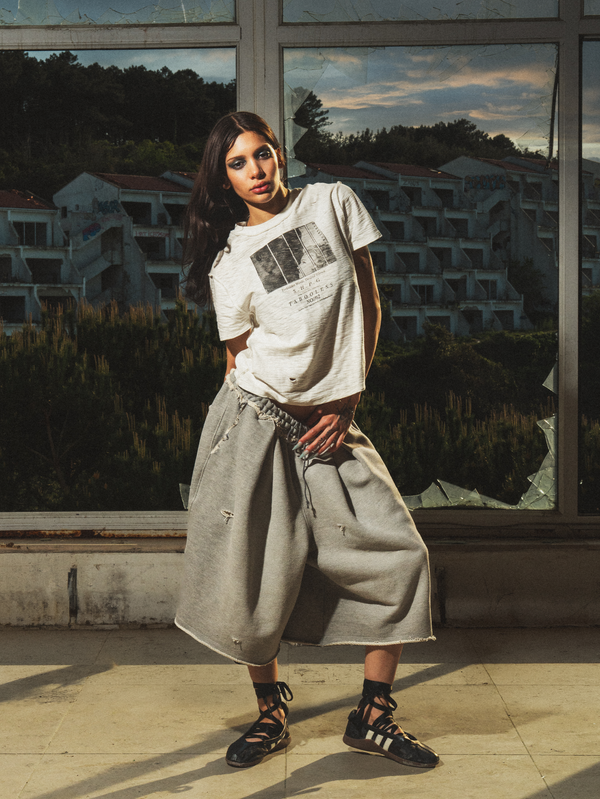 Ohara Bermuda Shorts - Melange Grey