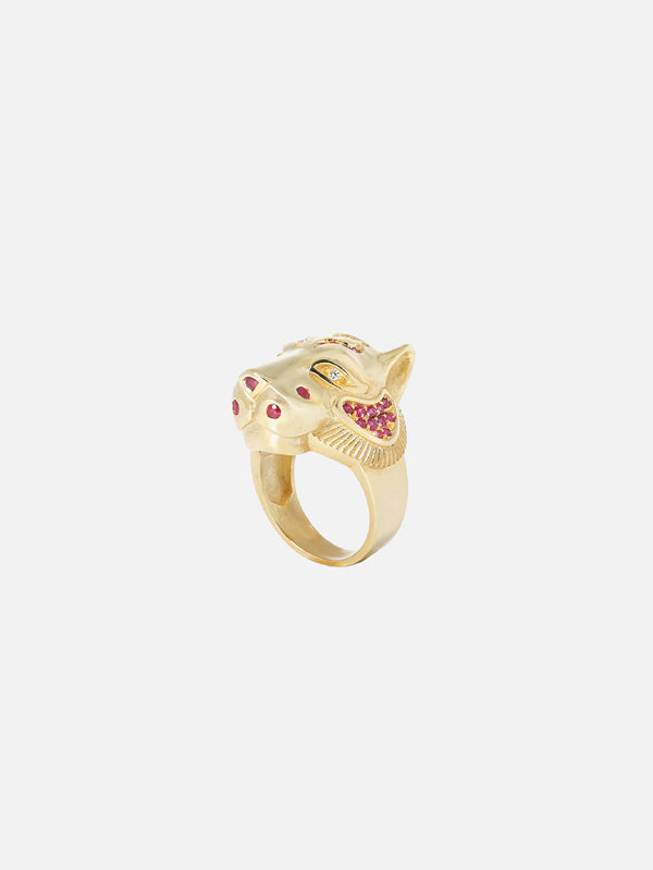 SIMI SENG - YÜZÜK - Fauna Panther Ring - shopi go'da!.