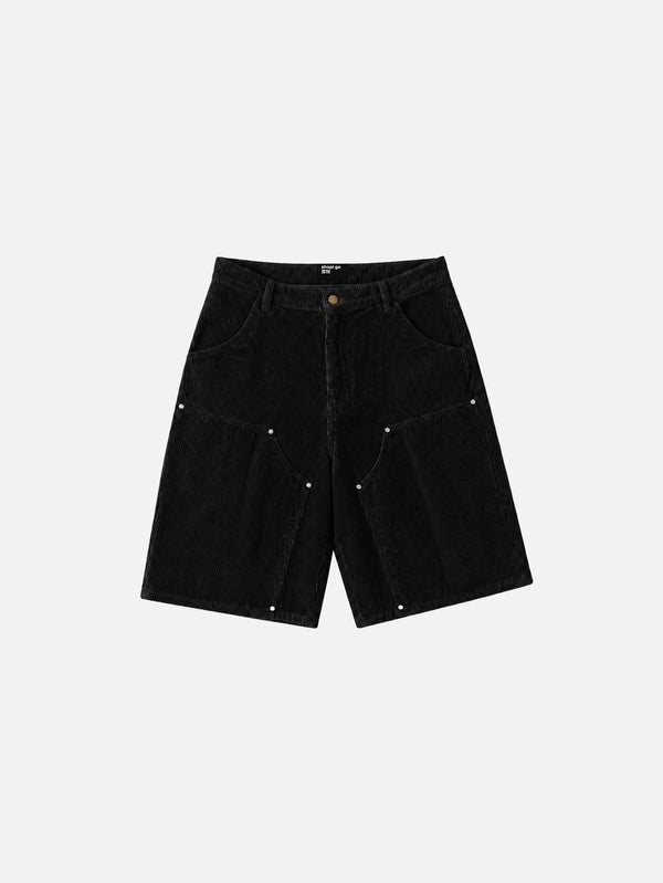 Karasuma Corduroy Shorts - Black