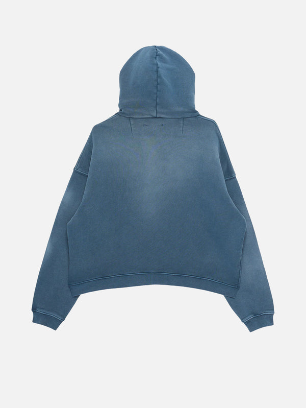 SMYRNA - SWEATSHIRT - Trademark Hoodie - Washed Blue - shopi go'da!.