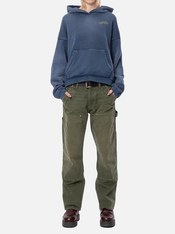 SMYRNA - SWEATSHIRT - Trademark Hoodie - Washed Blue - shopi go'da!.