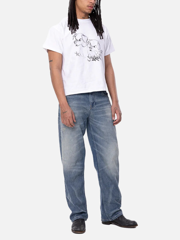 SMYRNA - T-SHIRT - Puppies T-Shirt - White - shopi go'da!.