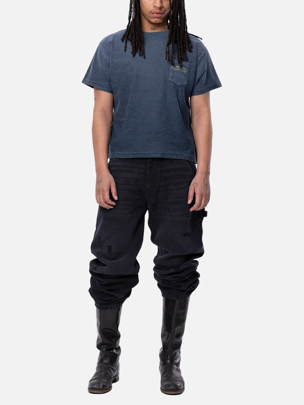 SMYRNA - T-SHIRT - Trademark Pocket Tee - Washed Blue - shopi go'da!.