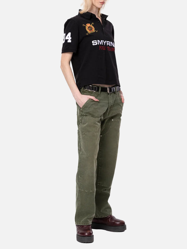 SMYRNA - T-SHIRT - Team Polo Shirt - Black - shopi go'da!.