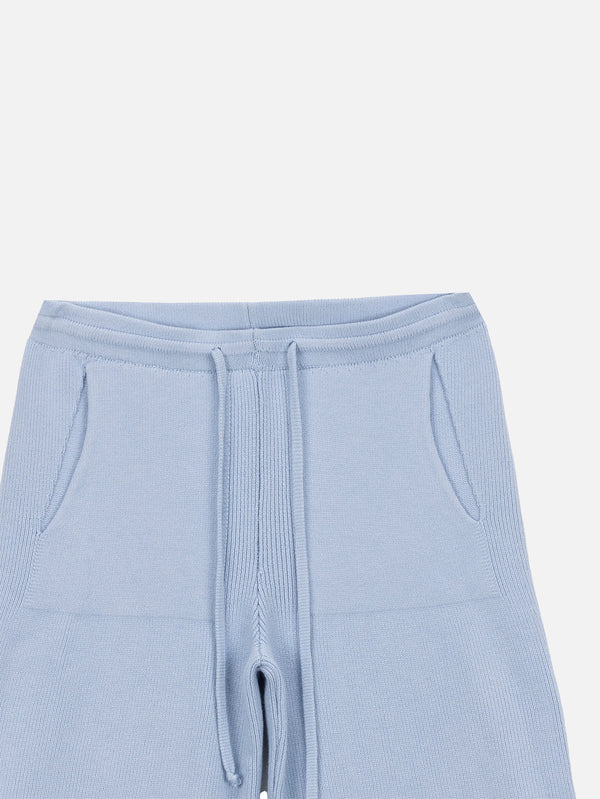 SOON TO BE ANNOUNCED - EŞOFMAN ALTI - STBA Knitted Sweatpants - Baby Blue - shopi go'da!.