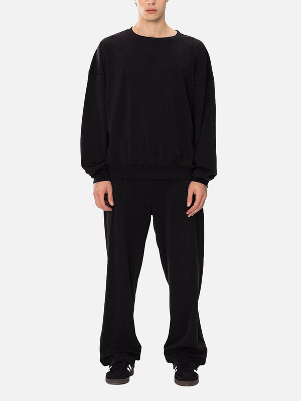 SOON TO BE ANNOUNCED - EŞOFMAN ALTI - Silky and Smooth Sweatpants - Black - shopi go'da!.