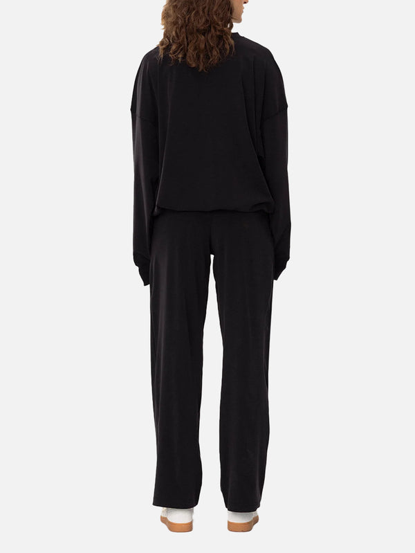 SOON TO BE ANNOUNCED - EŞOFMAN ALTI - Silky and Smooth Sweatpants W - Black - shopi go'da!.