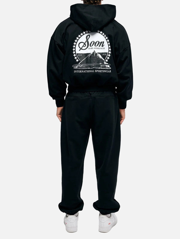 SOON TO BE ANNOUNCED - HIRKA - Ascent Zip Hoodie - Black - shopi go'da!.