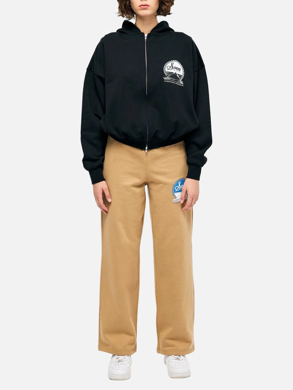 SOON TO BE ANNOUNCED - HIRKA - Ascent Zip Hoodie - Black - shopi go'da!.