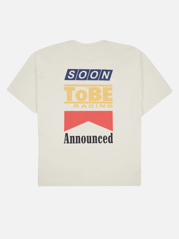 SOON TO BE ANNOUNCED - T-SHIRT - Racing T-Shirt - Off White - shopi go'da!.