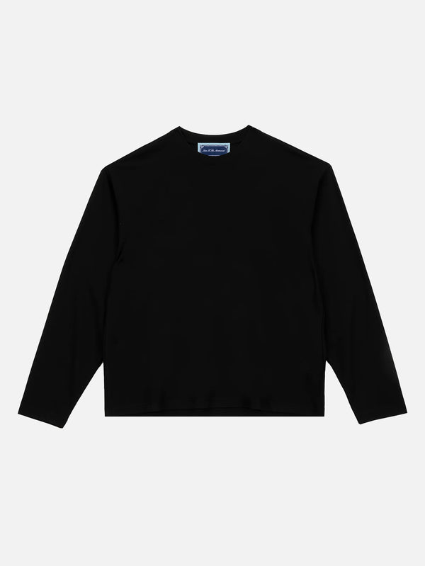 SOON TO BE ANNOUNCED - T-SHIRT - Soft Touch L/S Shirt - Black - shopi go'da!.