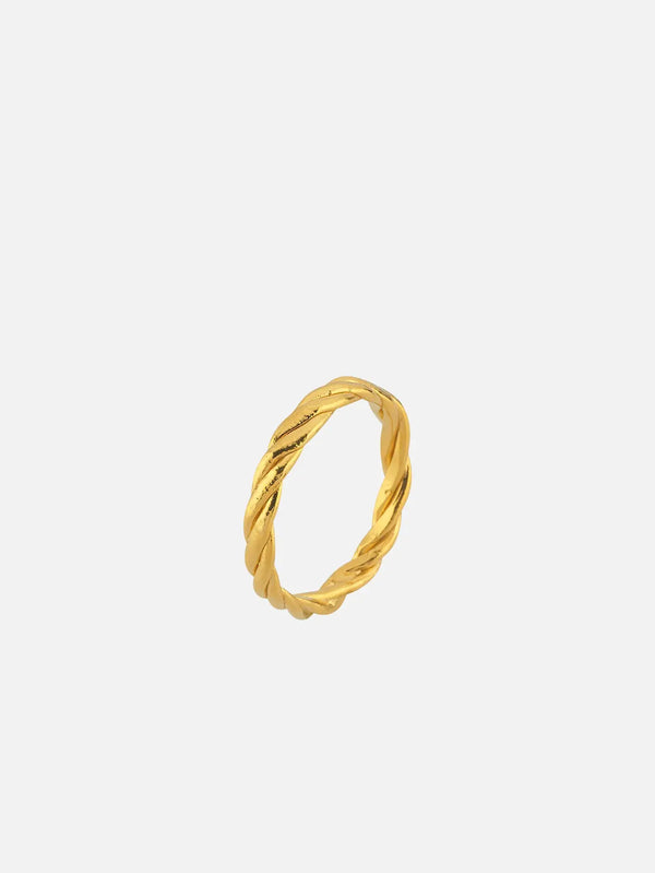 JEWELS FOR JOY Spira Ring – Gold, yandan görünüm