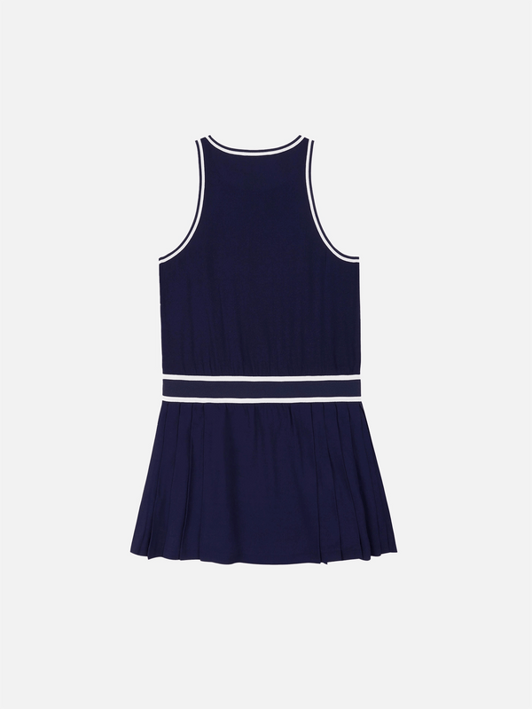 SPORTY & RICH - ELBİSE - SRC Phoebe Dress - Navy/White - shopi go'da!.
